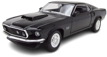 WELLY Ford Mustang Boss 429 1:24 schwarz (1969) (24067SW)