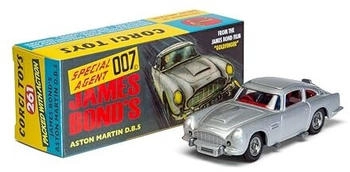 Corgi RT26101S James Bond Aston Martin DB5, silbernes Druckgussmodell, Silver