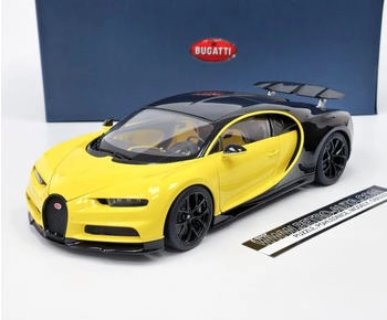 Autoart Bugatti Chiron gelb/schwarz 1:18