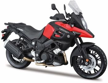 Maisto Suzuki V Strom Motorrad Maßstab 1:12 Unglaublich detaillierte Die-Cast Replik Sammlerstück Motorrad Modell schwarz Verschiedene Designs und Farben