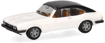Herpa Modellauto Ford Capri Vinyldach diamantweiß 1:87 Kunststoff