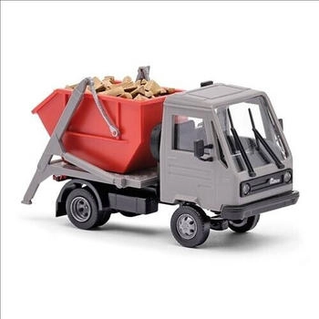 Busch Model 42237 H0 Multicar M26 mit Absetzkipper und Holzscheiten