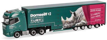 Herpa LKW Modell DAF XG+ Volumen-Sattelzug Dornseiff 1:87