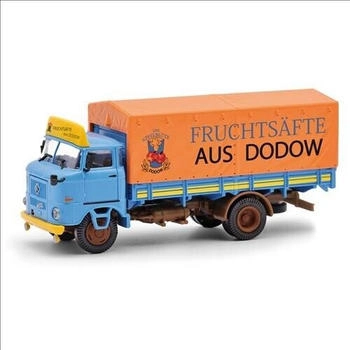 Busch Model 95303 H0 ESPEWE: IFA W50L SP (Speditionspritsche) Fruchtsäfte Dodow