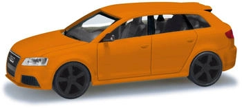 Herpa H0 (1:87) 024877-005 Audi RS3 Sportback glutorange mit schwarzen Felgen