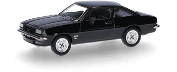 Herpa Modellauto Opel Manta B schwarz Miniatur im Maßstab 1:87 Sammlerstück Made in Germany Modell aus Kunststoff