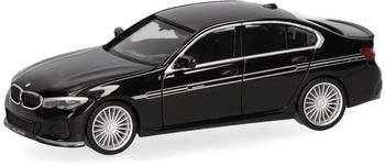 Herpa Modellauto BMW Alpina B3 (F20) Limousine schwarz Miniatur im Maßstab 1:87 Sammlerstück Made in Germany Modell aus Kunststoff
