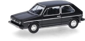 Herpa Modellauto VW Golf I schwarz (Spur TT) Miniatur im Maßstab 1:120 Sammlerstück Made in Germany Modell aus Kunststoff