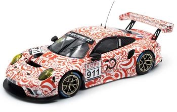 ixo Manthey-Racing Porsche 911 GT3 R 2018 VLN Nürburgring #911 Tarn-Optik rot 1:18