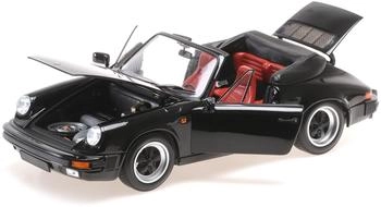 Minichamps 100063035 1:18 PORSCHE 911 CARRERA 3.2 CABRIOLET 1983 BLACK