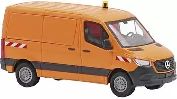 Busch Model 53407 H0 Mercedes-Benz Sprinter kurzer Radstand/Flachdach Verkehrsorange