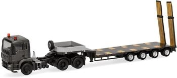 Herpa H0 (1:87) 747233 MAN TGS M Semitieflade-Sattelzug "Serbische Streitkräfte" (Serbien)