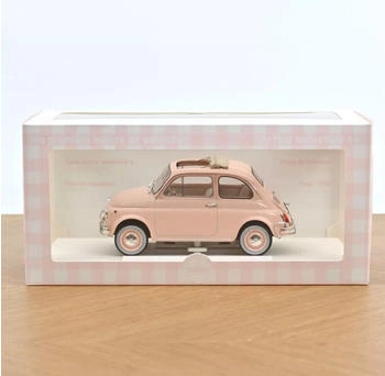 Norev 187774 1:18 Fiat 500 L 1968 Rosa mit speziellem BIRTH-Paket