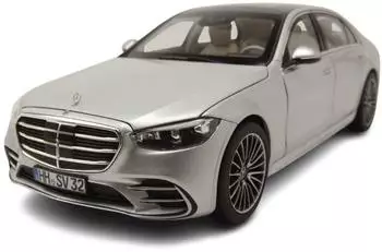 Norev 183805 1:18 Mercedes-Benz S-Class AMG-Line Brillant Silver 2021