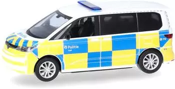 Herpa H0 1:87 098670 Volkswagen (VW) Multivan (2022) Politie/Police (Belgien)