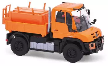 Busch Model 50932 H0 Mercedes-Benz Unimog U430 mit Asphalt-Thermofass