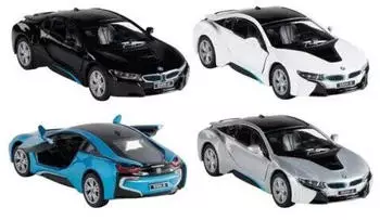 Goki 12304 BMW i8 Spritzguss 1:36 sortiert