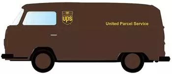 Lemke LC3966 MINIS 1:160 VW T2 Transporter UPS