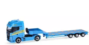 Herpa H0 (1:87) 320047 MAN TGX GX Semitieflader-Sattelzug "Zillner"