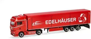 Herpa H0 (1:87) 319799 MAN TGX GX Schubboden-Sattelzug "Edelhäuser"