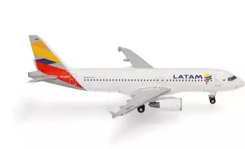 Herpa 538855 LATAM Airlines Chile Airbus A320 Colombia Flag livery CC-BFE
