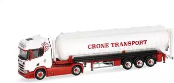 Herpa H0 (1:87) 319904 Scania CR 20 HD Saugsilo-Sattelzug "Crone Handel und Transport"