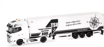 Herpa H0 (1:87) 319959 DAF XG+ Kühlkoffer-Sattelzug "TSU Bode"