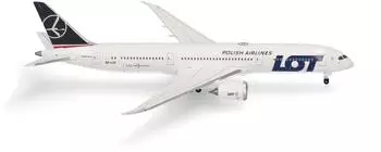 Herpa 536646-001 LOT Polish Airlines Boeing 787-9 Dreamliner SP-LSF