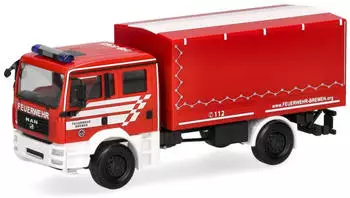 Herpa H0 (1:87) 098847 MAN TGA M Mehrzweckger&auml;tewagen (MzGW) Dekon "Feuerwehr Bremen"