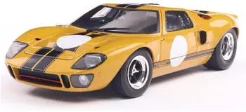 Solido Ford GT40 MK1 1968 1:18 Die-Cast Modellauto in Gelb Legend&auml;res Le-Mans-Fahrzeug Hochdetailliertes Sammlermodell mit Motor und Interieur
