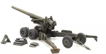 Artitec ARTITEC 6870388 H0 US 155mm Gun M1 &lsquo;Long Tom&rsquo; firing mode Resin Fertigmodell