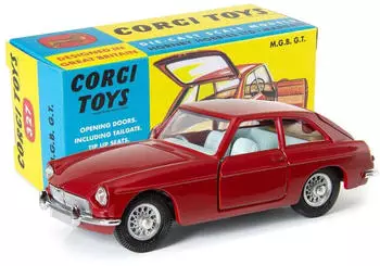 Corgi COCCD54321026 1/45 MGB GT rot 1967