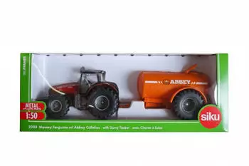Siku 2003 Massey Ferguson mit Abbey G&uuml;llefass