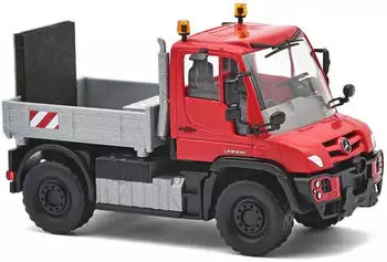 Busch Model 50937 H0 Mercedes-Benz Unimog U430 Schwertransportbegleitung