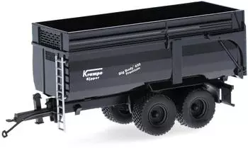 Herpa H0 (1:87) 077095 Krampe Kippmuldenanhänger BigBody 650 2achs schwarz