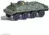 Busch Model 210106001 Melhose H0 Spähpanzerwagen SPW60PB mit Geschütz NVA