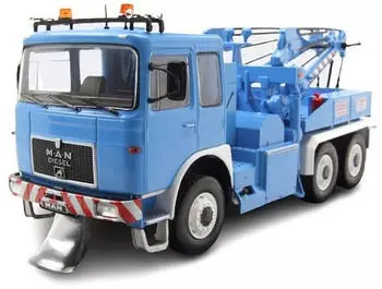 ixo 1:43 MAN F 8 26.281 blue Bergefahrzeug