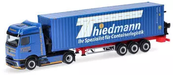 Herpa H0 (1:87) 319782 Mercedes-Benz Actros L ProCabin Bigspace Container-Seitenlader "Thiedmann"