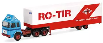 Herpa H0 (1:87) 320696 Roman Diesel 6x4 Jumbokoffer-Sattelzug "RO-TIR" (Rum&auml;nien)