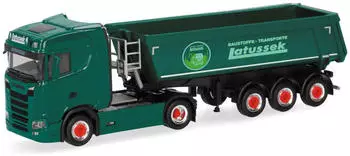 Herpa H0 (1:87) 320337 Scania CS 20 ND Rundmulden-Sattelzug "Latussek"