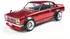 Solido Nissan Skyline (C10) Hakosuka JDM-Klassiker kantige Coupéform Motorsport-Look Kotflügelverbreiterungen Diecast Modellauto Rot 1:18