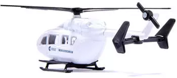 Siku 1609 ESA Hubschrauber Metall/Kunststoff Wei&szlig; Spielzeug f&uuml;r Kinder Drehbare Rotoren Stabile Kufen