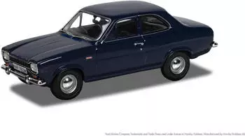 Corgi VA09534 Ford Escort Mk1 1300 GT Marineblau Vanguard Die-Cast-Modell