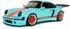 Solido KS-R by Khyzyl Saleem 2026 1:18 - Die-Cast Modellauto Sammlermodell aus Metall Mattschwarz blau Racer Design mit Kunststoffsockel Fensterkarton