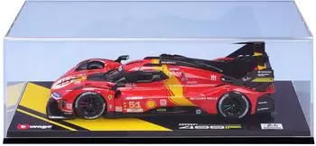 BBurago Ferrari 499P LMC (2023) Sportwagen-Modell Vormontiert 1:18 Unisex Metall Kunststoff