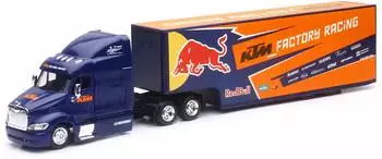 NewRay Peterbilt mit 3-Achs-Anhänger Team KTM Factory Racing 1:43 (NEW15973)