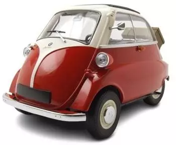 Minichamps 110024001 1:18 BMW Isetta 1955 White/RED