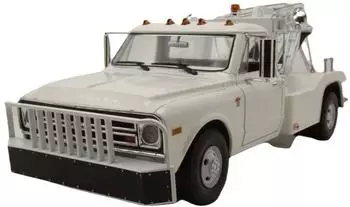 Greenlight Chevrolet C-30 Dually Wrecker 1968 Abschlepper weiß Modellauto 1:18