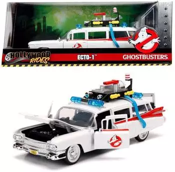 Jada Ghostbusters Ecto-1 Modellauto 1:24 Film St&uuml;ck