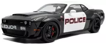 Solido 421186520 Dodge Challenger SRT Demon Highway Police 2023 schwarz wei&szlig; 1:18